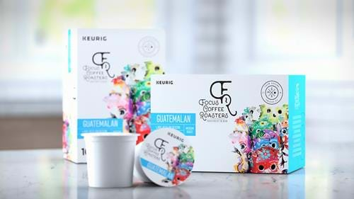 Focus Coffee Roasters k-cup packaging concept